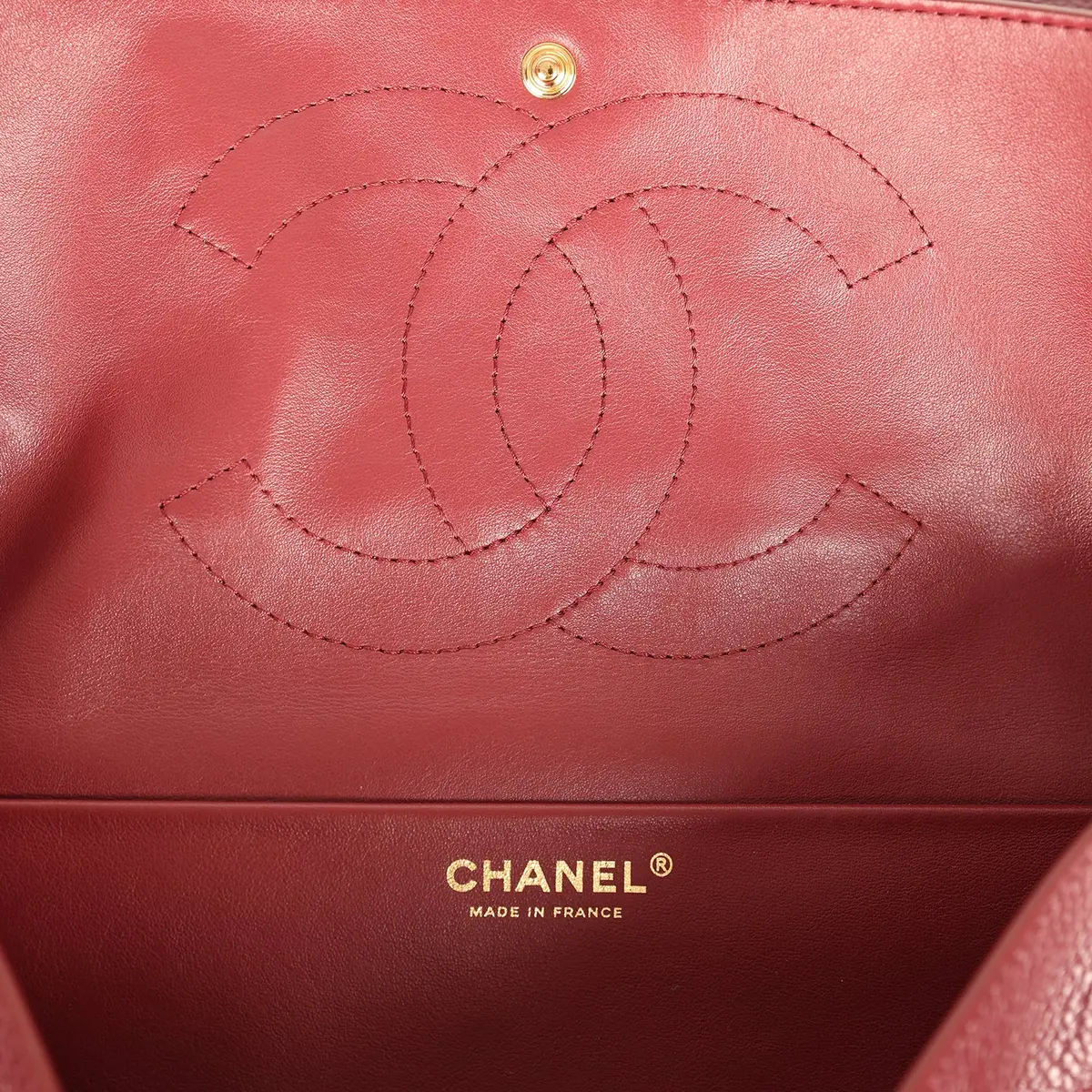 Chanel Chanel Maxi "Souplissimo" Small Flap Bag Dark Burgundy Grained Calfskin Gold Hardware | Thumbnail 10 Chanel Chanel Maxi "Souplissimo" Small Flap Bag Dark Burgundy Grained Calfskin Gold Hardware | Thumbnail 10
