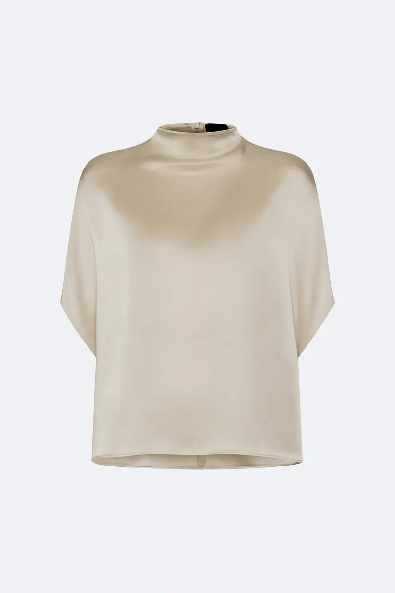 Lapointe Satin Cape Tee | Thumbnail 3
