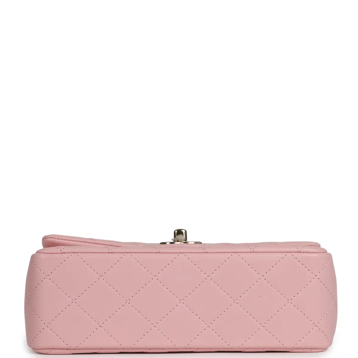 Chanel Chanel Mini Classic Rectangular Flap Bag Light Pink Lambskin Light Gold Hardware | Thumbnail 6