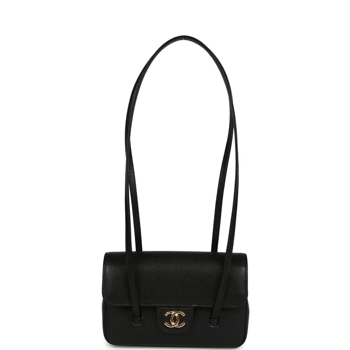 Chanel Chanel Mini Preppy Coco Clutch with Straps Black Shiny Caviar Brushed Gold Hardware | Thumbnail 7 Chanel Chanel Mini Preppy Coco Clutch with Straps Black Shiny Caviar Brushed Gold Hardware | Thumbnail 7