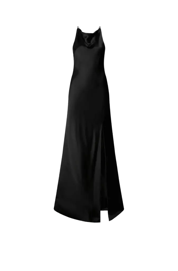 Lapointe Satin Halter Gown | Image 1 Lapointe Satin Halter Gown | Image 1