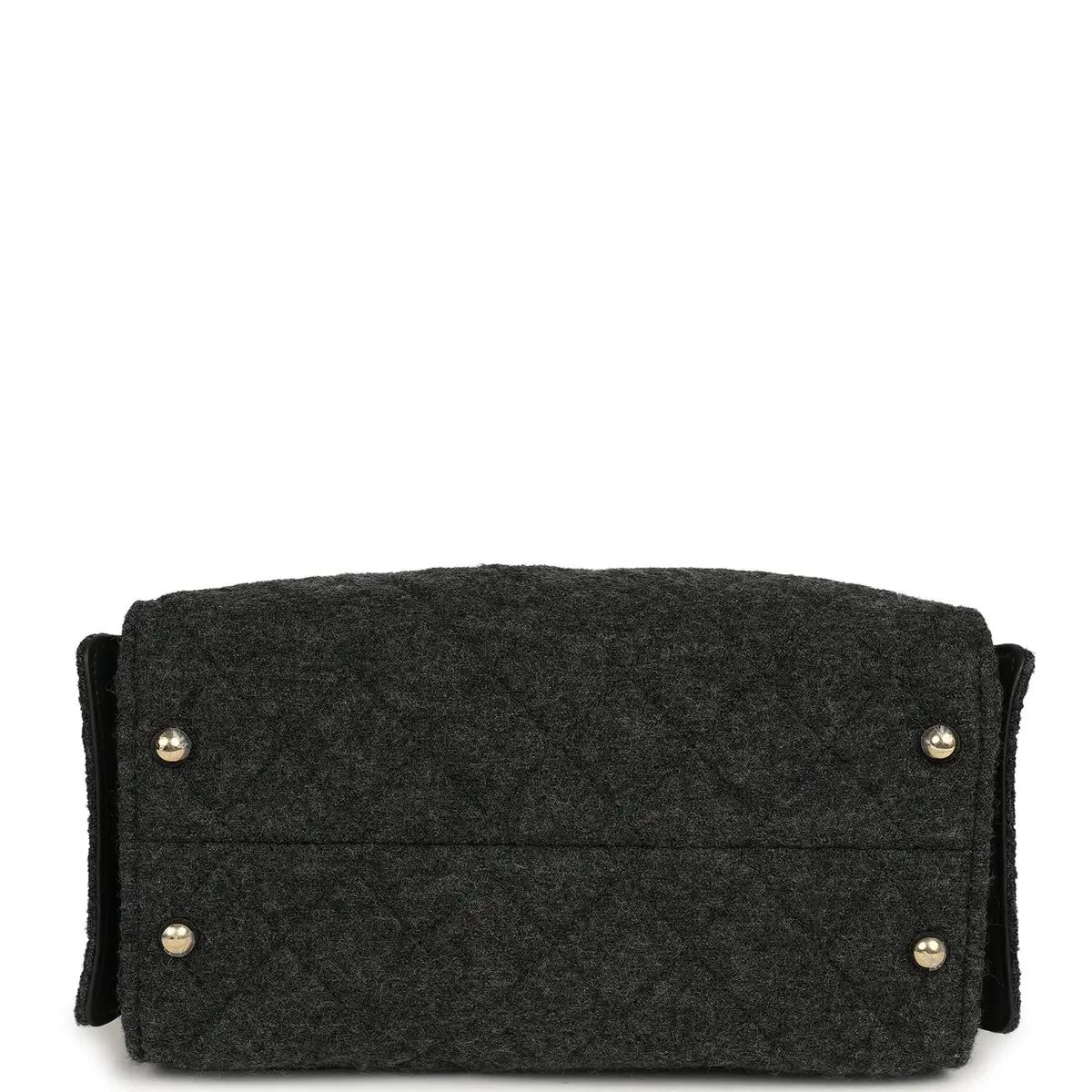 Chanel Chanel Small 25 Hobo Bag Dark Grey Wool Felt Gold Hardware | Thumbnail 7 Chanel Chanel Small 25 Hobo Bag Dark Grey Wool Felt Gold Hardware | Thumbnail 7