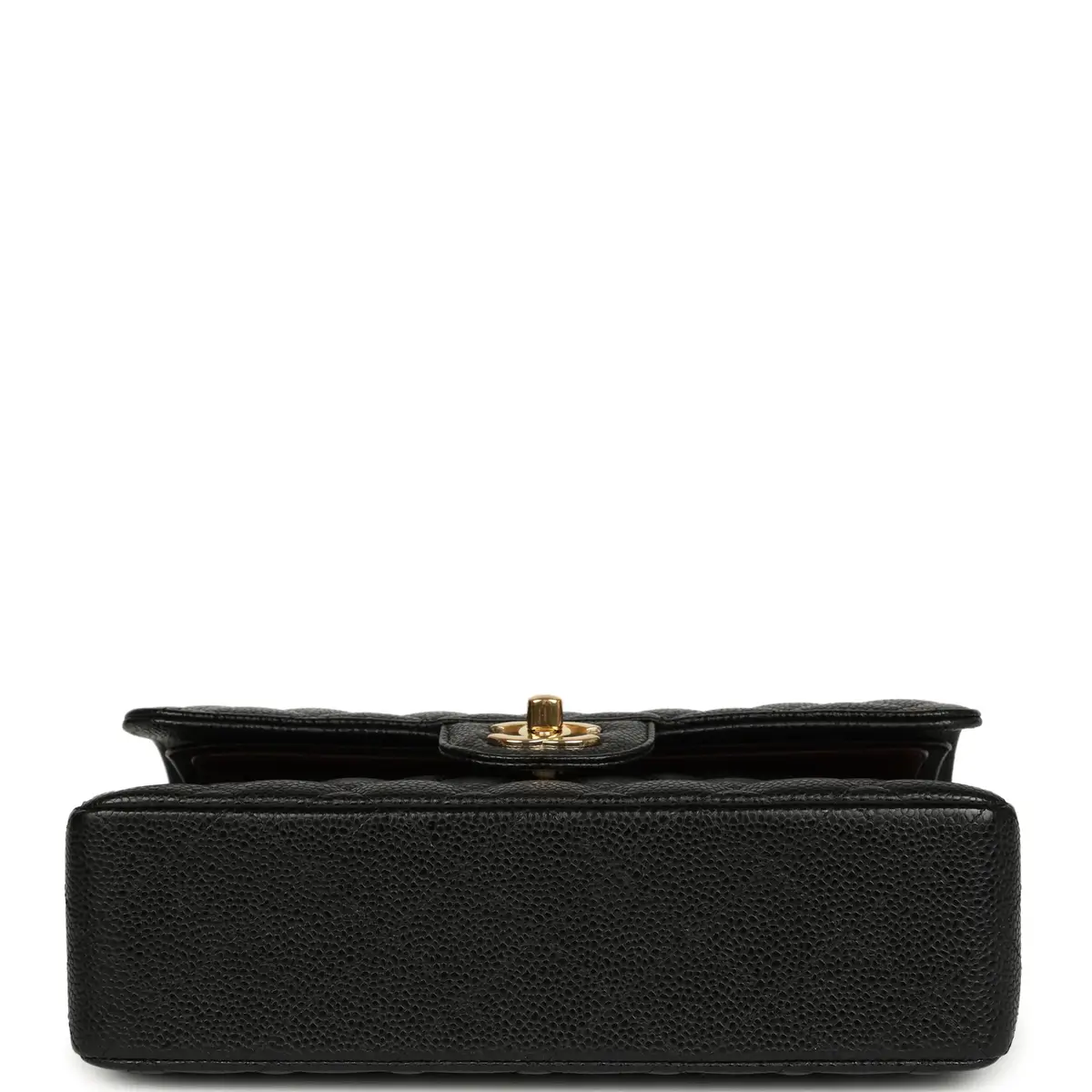 Chanel Chanel Small Classic Double Flap Bag Black Caviar Gold Hardware | Thumbnail 6