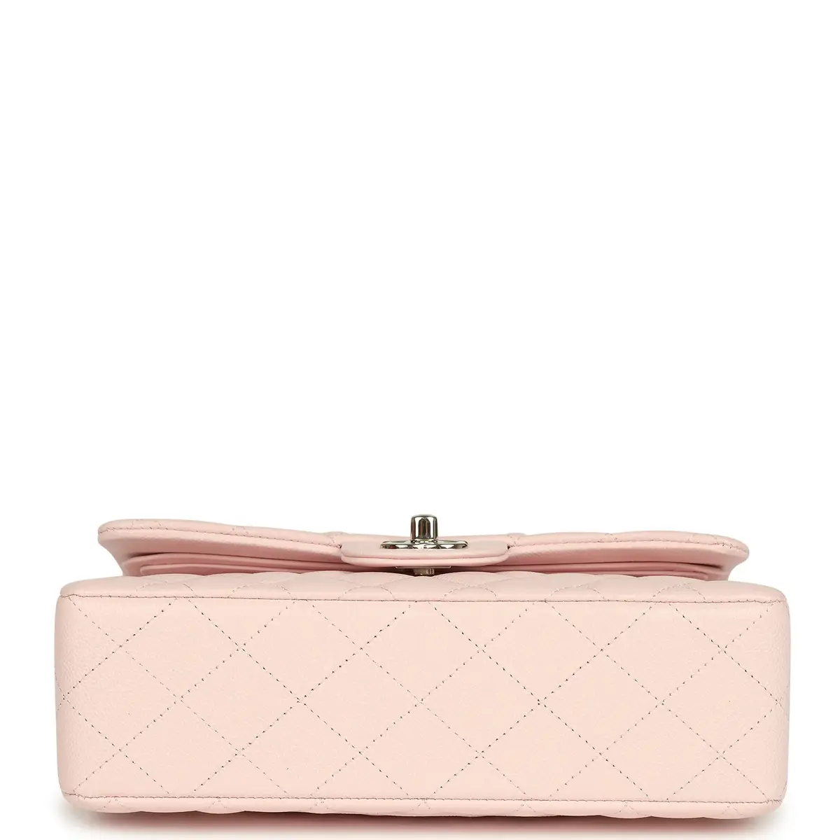Chanel Chanel Small Classic Double Flap Bag Light Pink Shiny Caviar Light Gold Hardware | Thumbnail 6 Chanel Chanel Small Classic Double Flap Bag Light Pink Shiny Caviar Light Gold Hardware | Thumbnail 6