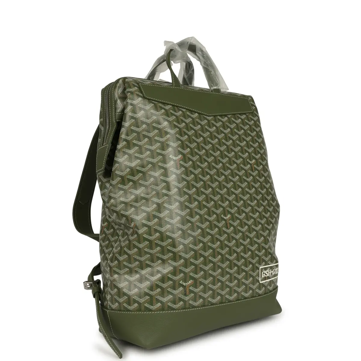 goyard Goyard Goyardine Cisalpin Backpack Khaki Palladium Hardware | Thumbnail 2 goyard Goyard Goyardine Cisalpin Backpack Khaki Palladium Hardware | Thumbnail 2