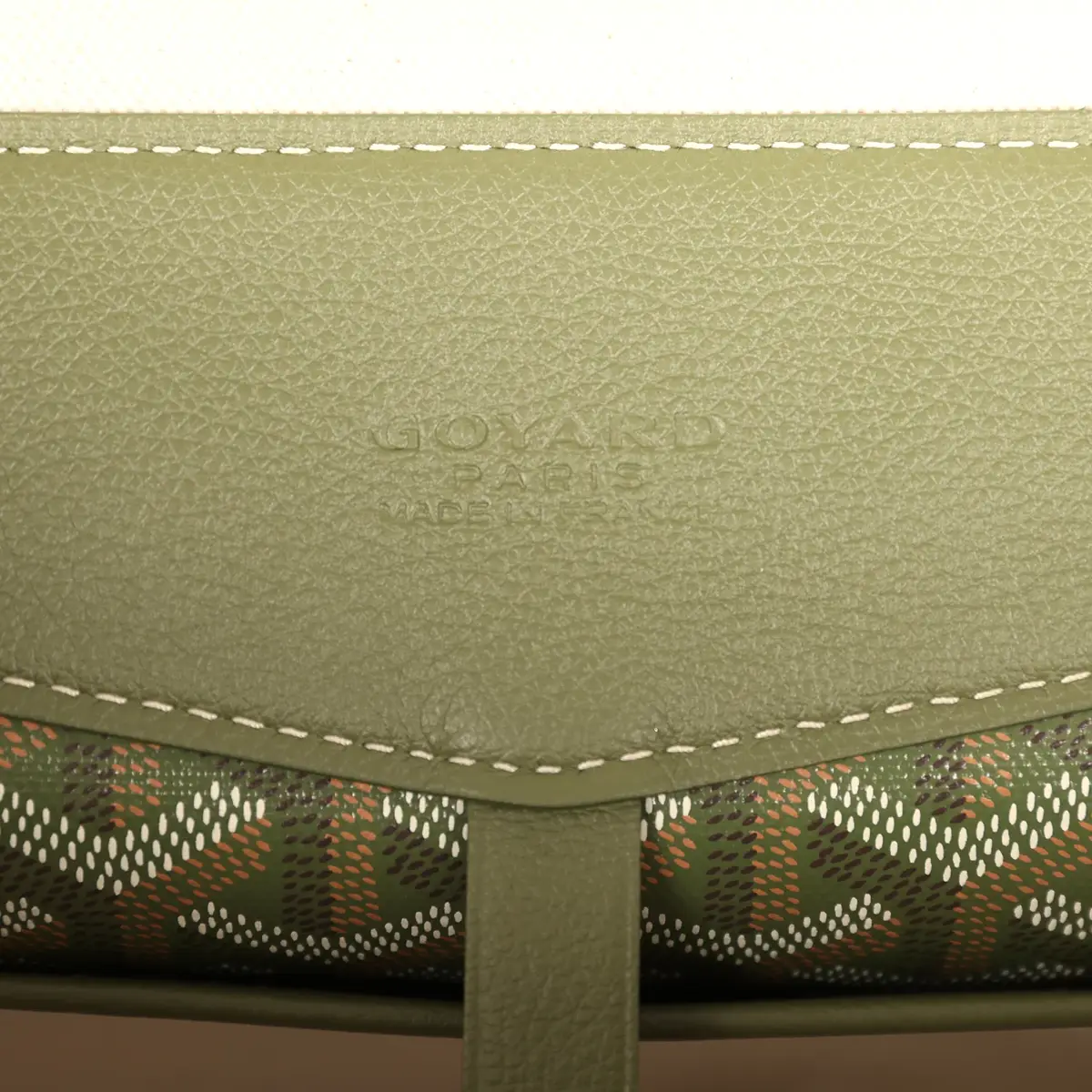goyard Goyard Goyardine Cisalpin Backpack Khaki Palladium Hardware | Thumbnail 11 goyard Goyard Goyardine Cisalpin Backpack Khaki Palladium Hardware | Thumbnail 11