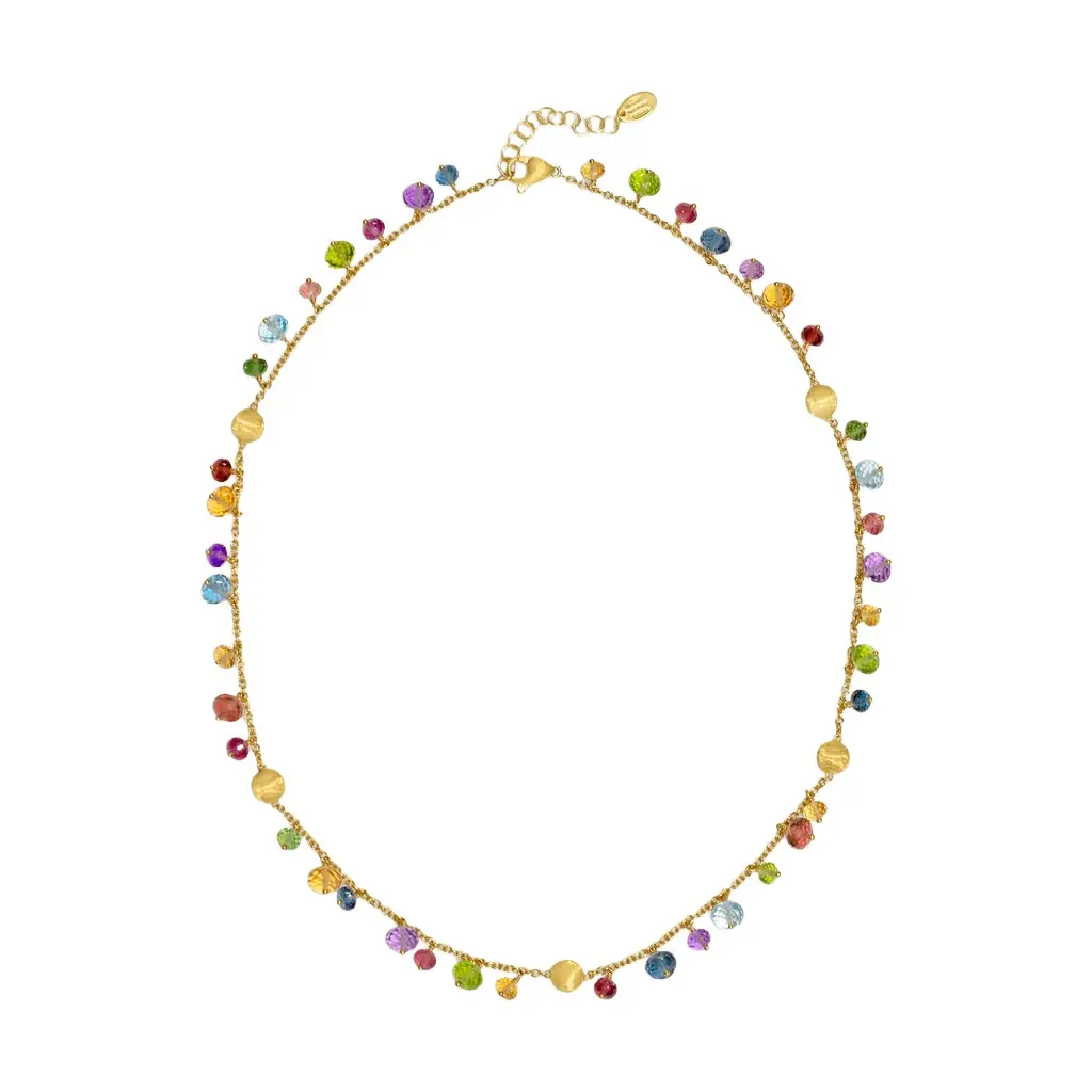 MARCO BICEGO Marco Bicego Africa Multi-Gemstone 18K Yellow Gold Necklace by The Solist | Image 1 MARCO BICEGO Marco Bicego Africa Multi-Gemstone 18K Yellow Gold Necklace by The Solist | Image 1