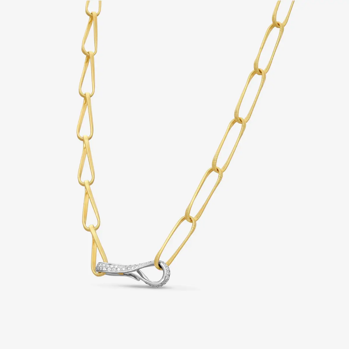MARCO BICEGO Marco Bicego Marrakech Onde 18K Yellow & White Gold Diamond Necklace by The Solist | Thumbnail 2 MARCO BICEGO Marco Bicego Marrakech Onde 18K Yellow & White Gold Diamond Necklace by The Solist | Thumbnail 2