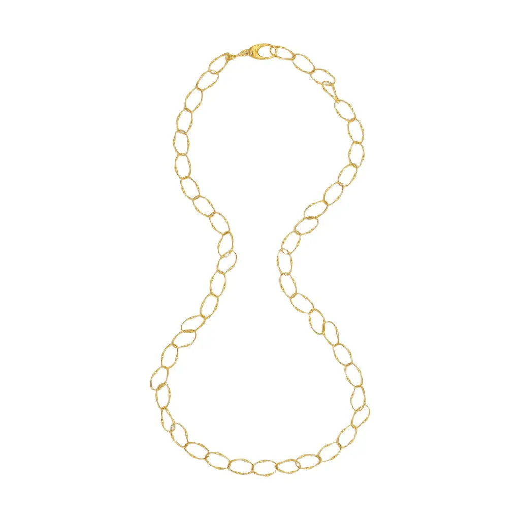 MARCO BICEGO Marco Bicego Marrakech Onde 18K Yellow Gold Link Necklace by The Solist | Image 1 MARCO BICEGO Marco Bicego Marrakech Onde 18K Yellow Gold Link Necklace by The Solist | Image 1