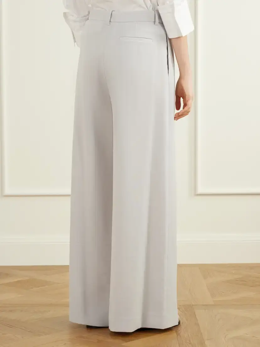 TWP Avery Stretch Wool-crepe Wide-leg Pants | Thumbnail 4
