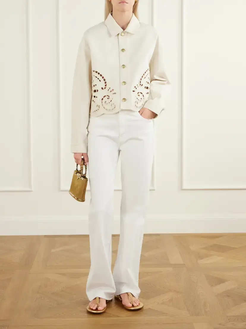 Ulla Johnson Bobbi Embroidered Denim Jacket | Thumbnail 2 Ulla Johnson Bobbi Embroidered Denim Jacket | Thumbnail 2