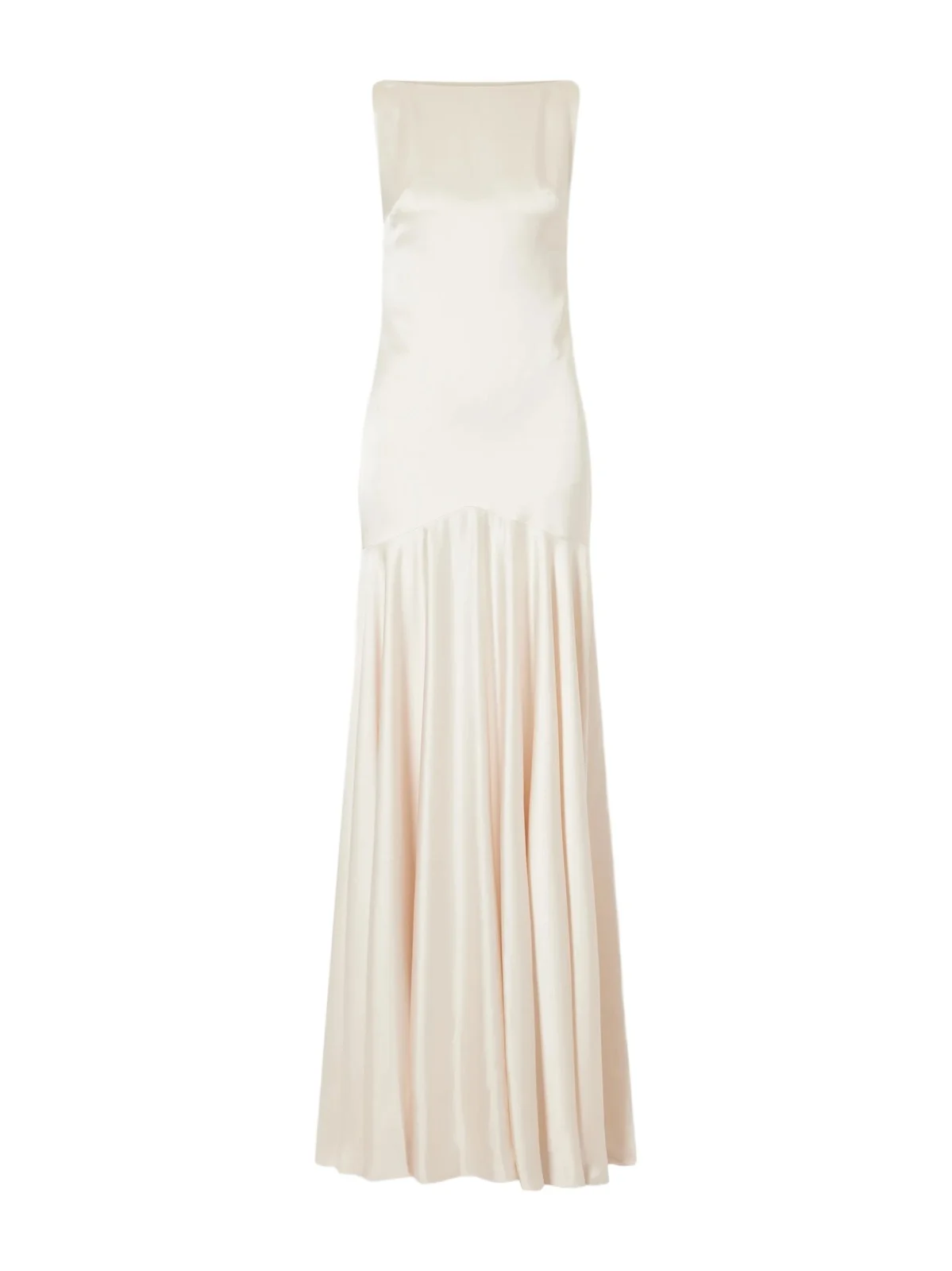 Ilkyaz Ozel Datura Draped Satin Gown