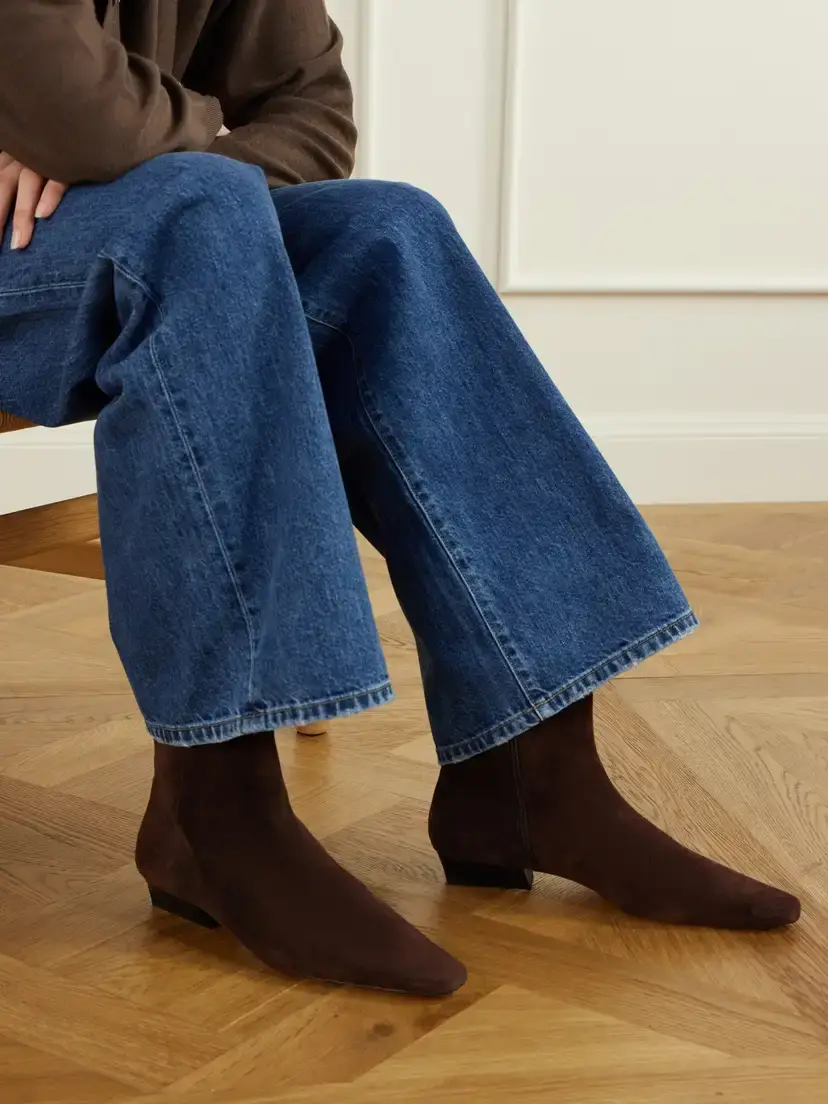 Staud Wally Suede Ankle Boots | Thumbnail 2