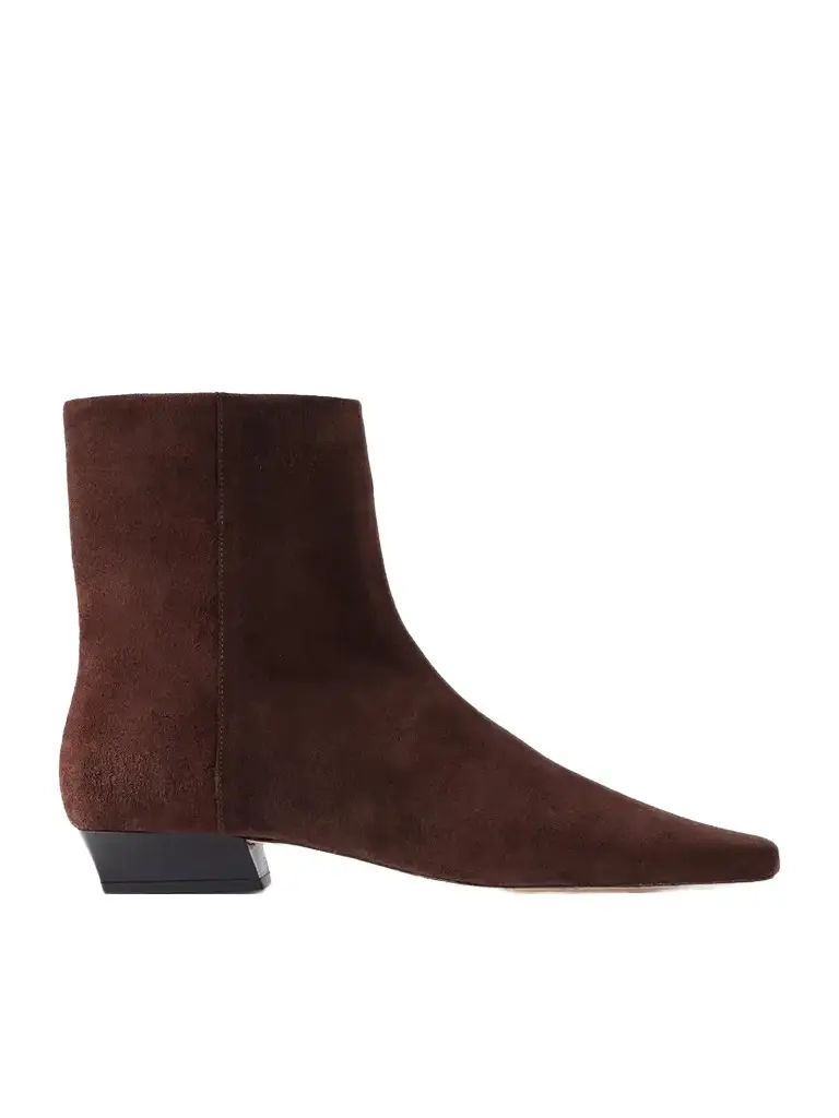 Staud Wally Suede Ankle Boots