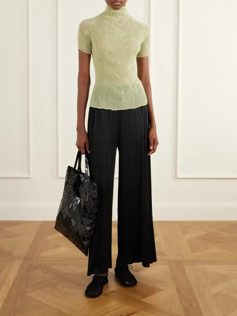 Issey Miyake Twist Plissé-chiffon Blouse | Thumbnail 2 Issey Miyake Twist Plissé-chiffon Blouse | Thumbnail 2