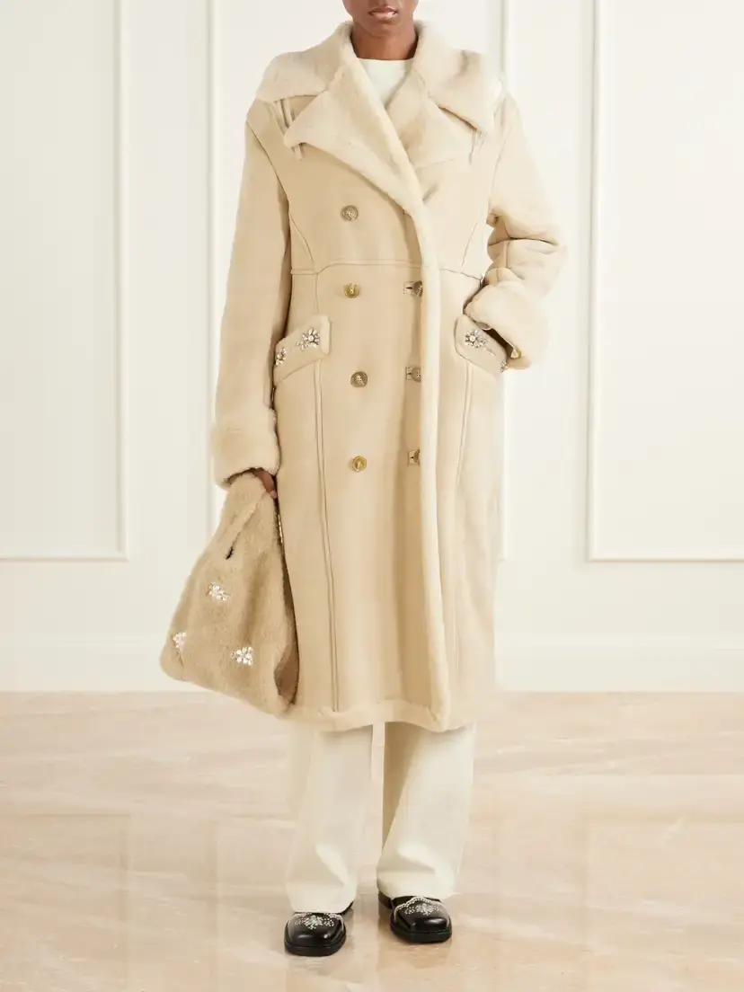 Simone Rocha Shearling-effect Shoulder Bag | Thumbnail 3