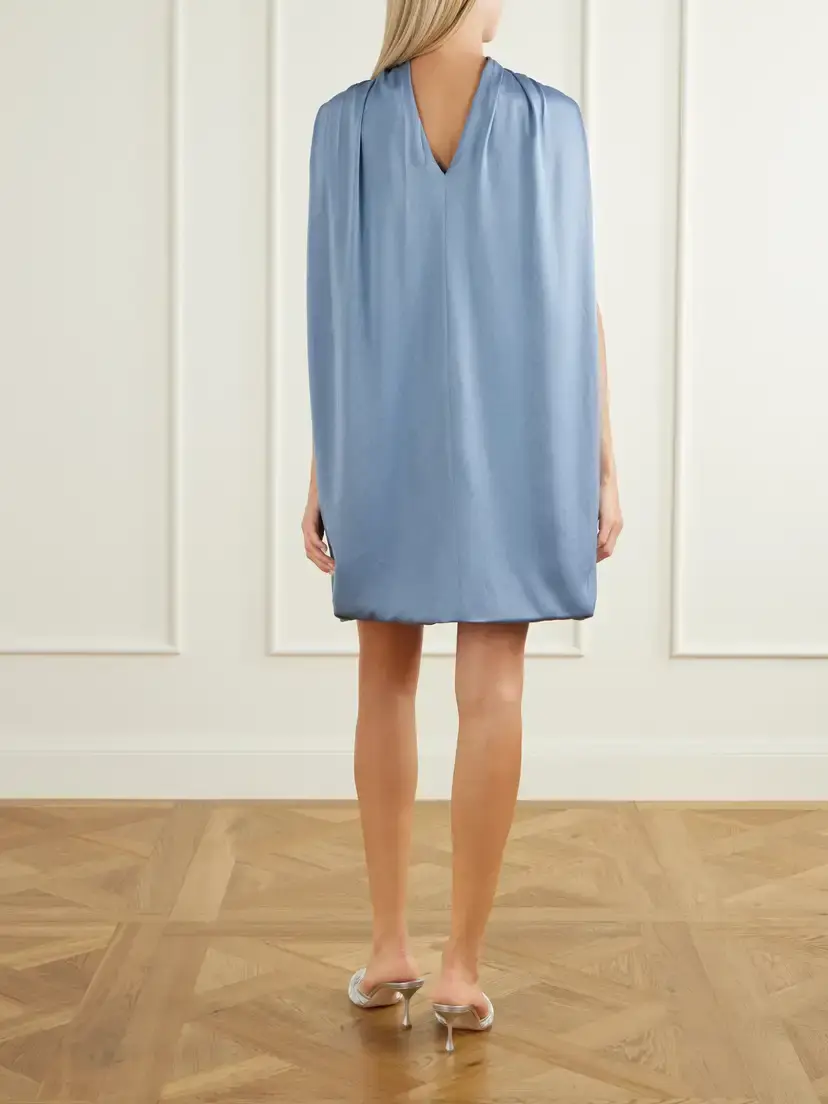 Simkhai Toni Satin Mini Dress | Thumbnail 3 Simkhai Toni Satin Mini Dress | Thumbnail 3