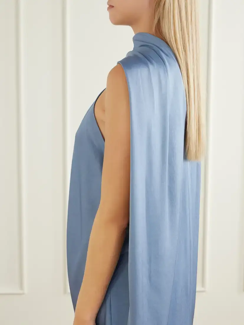 Simkhai Toni Satin Mini Dress | Thumbnail 4 Simkhai Toni Satin Mini Dress | Thumbnail 4