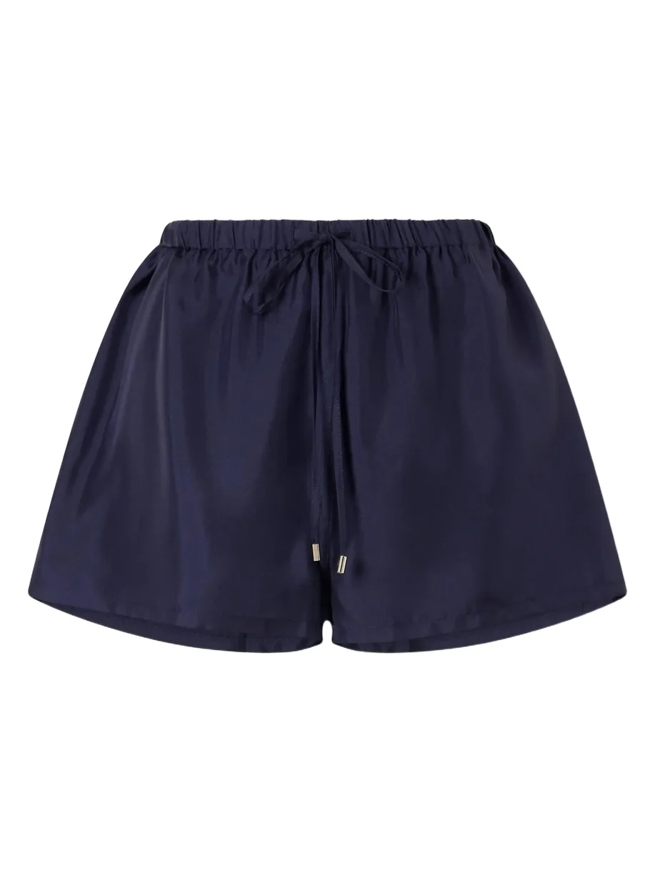 Comme Si Everyday Cami Silk-twill Shorts