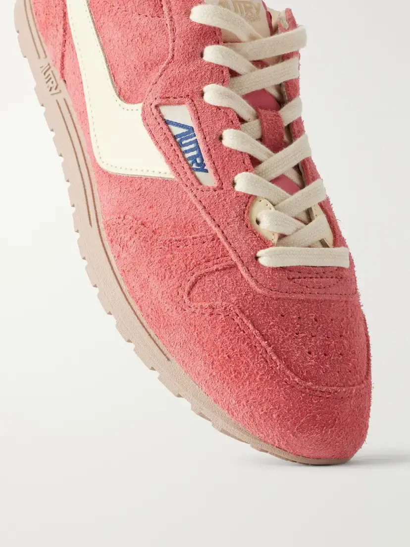 Autry Reelwind Low Leather-trimmed Suede Sneakers | Thumbnail 5 Autry Reelwind Low Leather-trimmed Suede Sneakers | Thumbnail 5