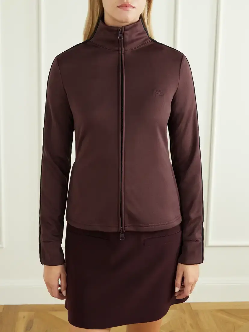 Courrèges Logo-embroidered Jersey Jacket | Thumbnail 3