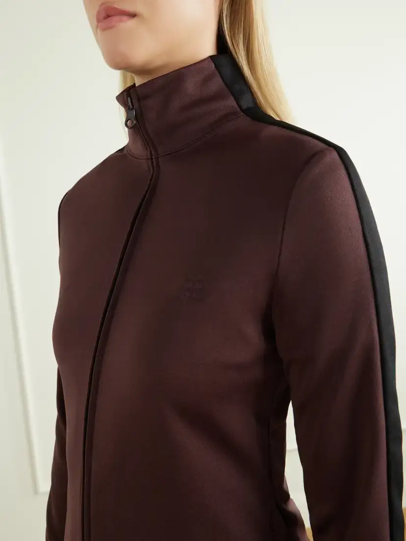 Courrèges Logo-embroidered Jersey Jacket | Thumbnail 5