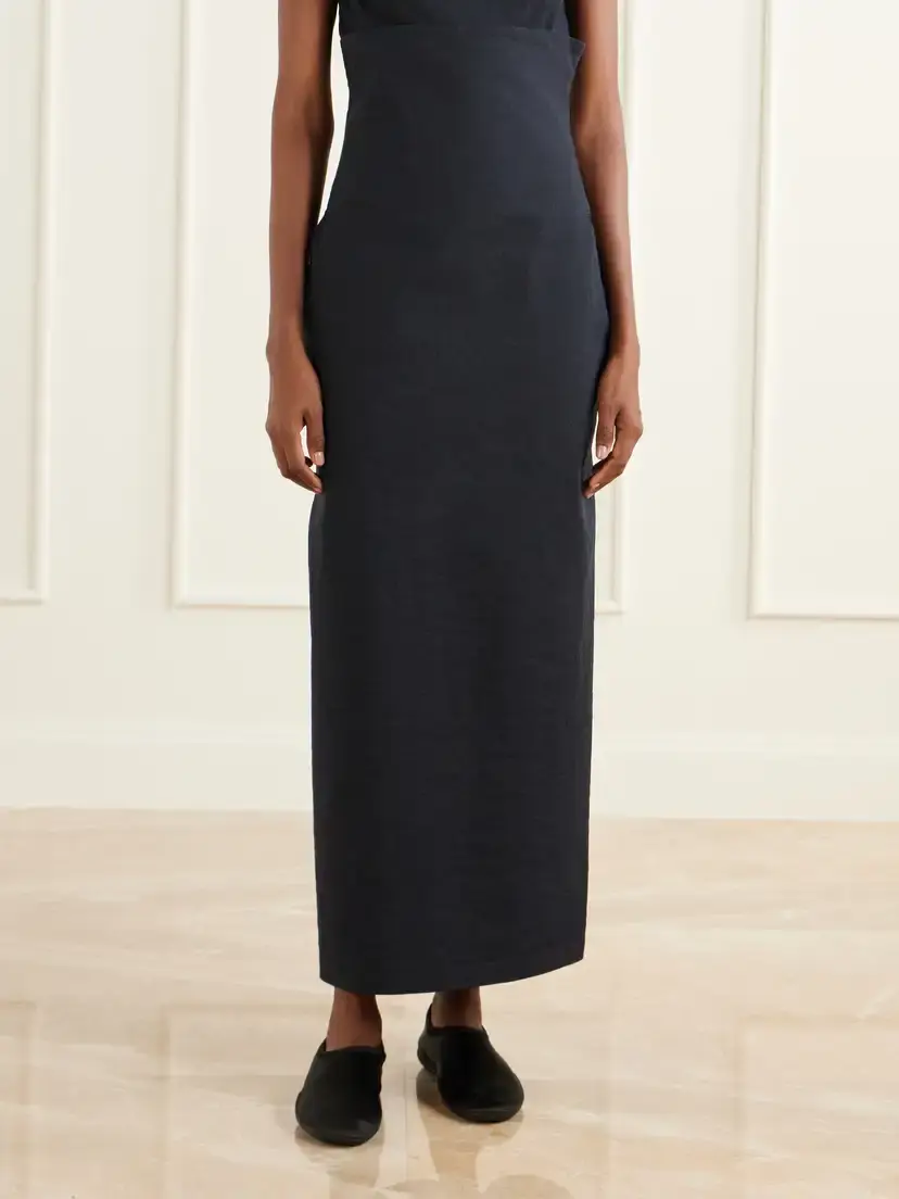 Issey Miyake Allow Stretch Washi-blend Maxi Skirt | Thumbnail 3