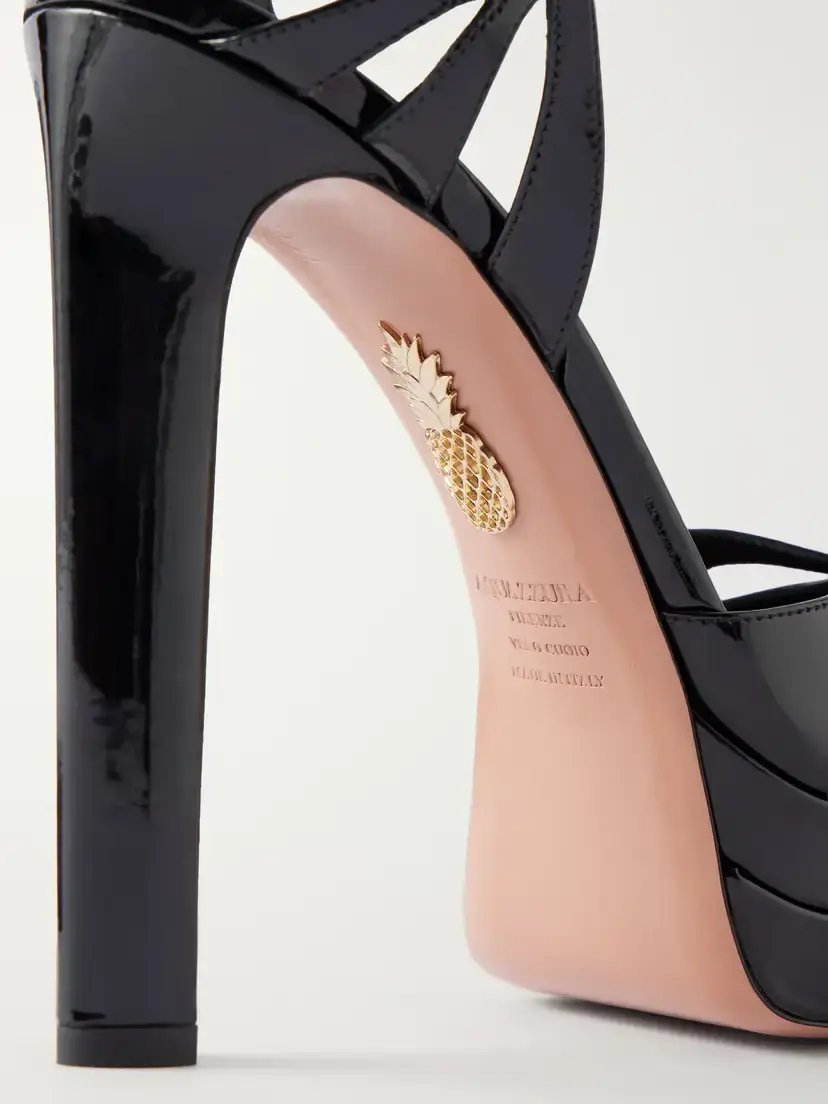 Aquazzura Moves 130 Patent-leather Platform Sandals | Thumbnail 5 Aquazzura Moves 130 Patent-leather Platform Sandals | Thumbnail 5