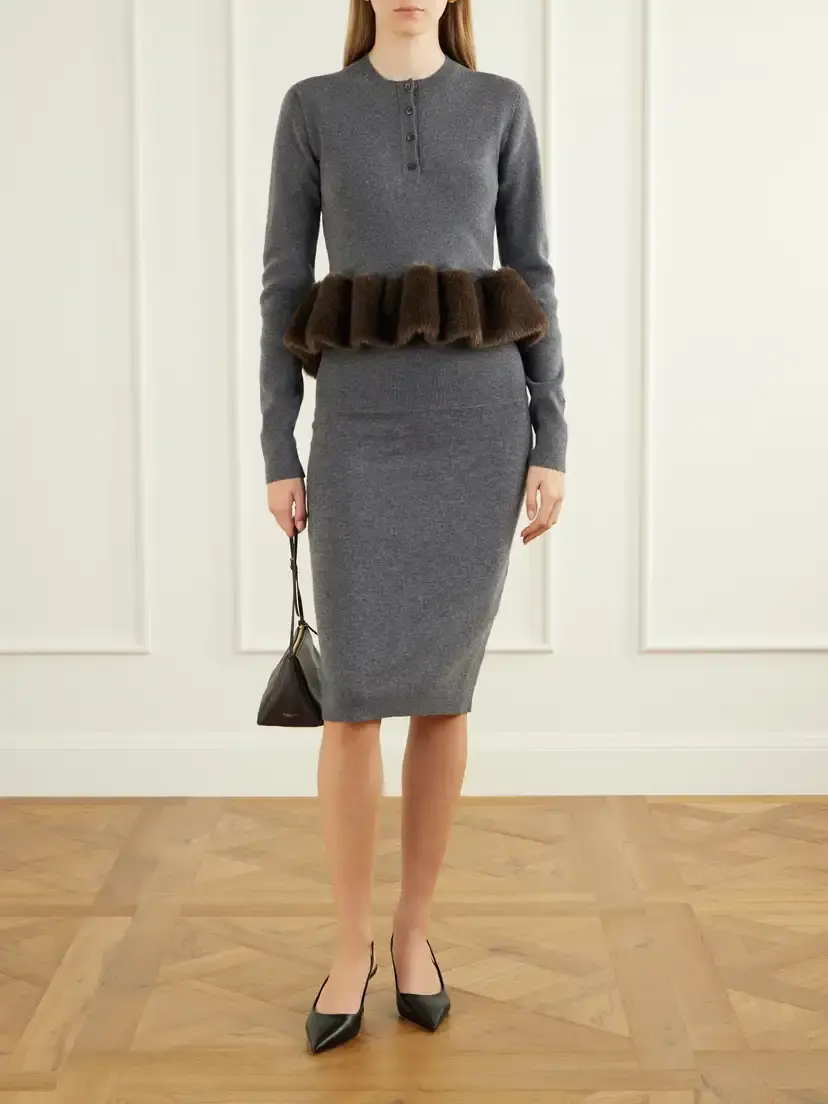 Stella McCartney Wool Midi Skirt | Thumbnail 2 Stella McCartney Wool Midi Skirt | Thumbnail 2
