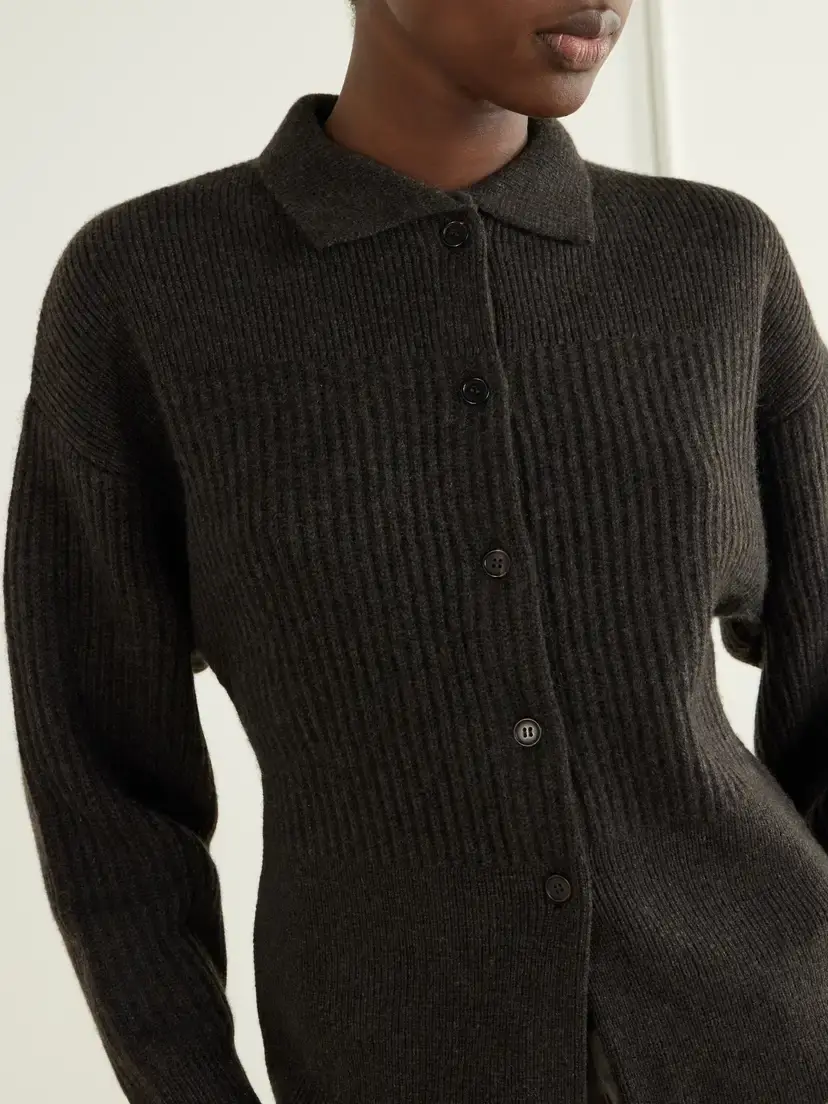 Le Kasha Kalaru Ribbed Cashmere Cardigan | Thumbnail 4 Le Kasha Kalaru Ribbed Cashmere Cardigan | Thumbnail 4