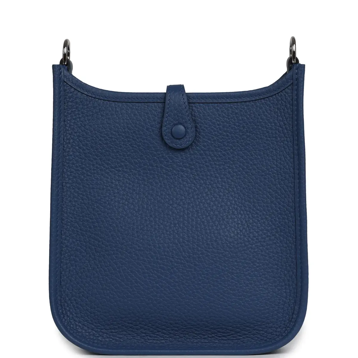 HERMÈS Hermes Evelyne TPM Bleu Tie Clemence Palladium Hardware | Thumbnail 4 HERMÈS Hermes Evelyne TPM Bleu Tie Clemence Palladium Hardware | Thumbnail 4