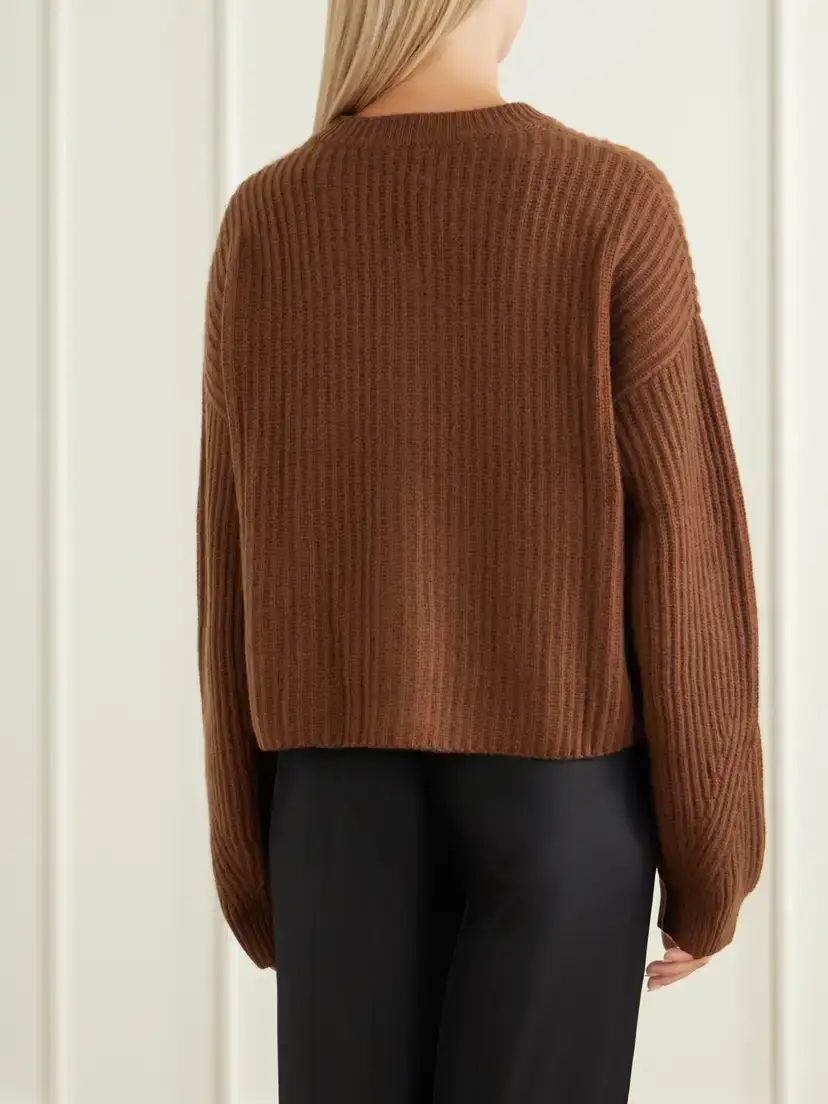Le Kasha Bresil Ribbed Cashmere Cardigan | Thumbnail 3 Le Kasha Bresil Ribbed Cashmere Cardigan | Thumbnail 3
