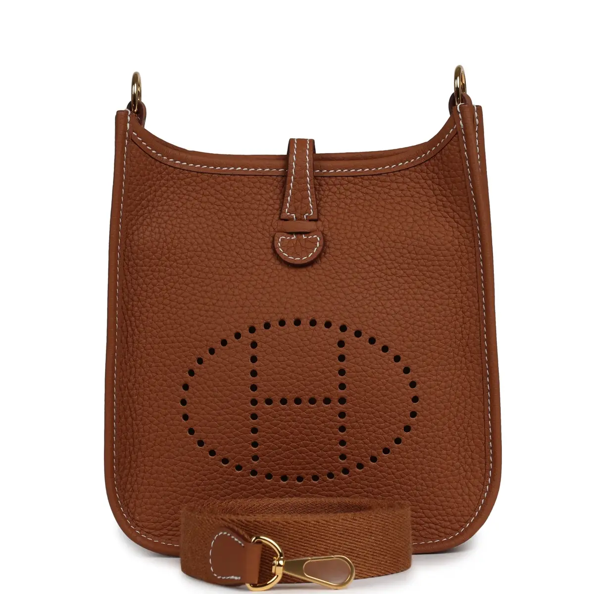 HERMÈS Hermes Evelyne TPM Gold Clemence Gold Hardware | Image 1 HERMÈS Hermes Evelyne TPM Gold Clemence Gold Hardware | Image 1
