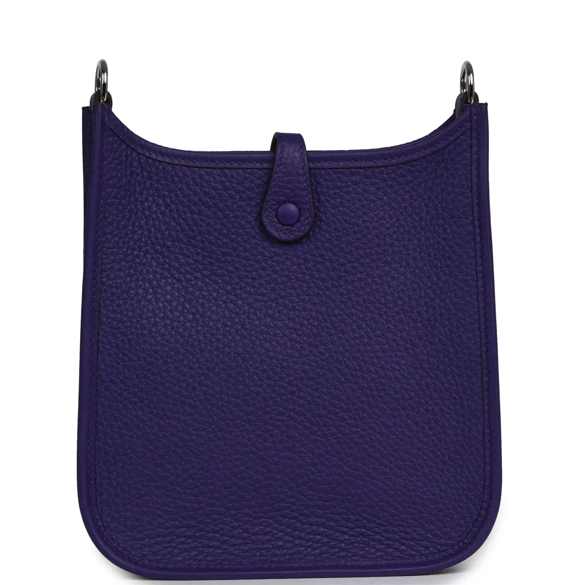 HERMÈS Hermes Evelyne TPM Purple Clemence Palladium Hardware | Thumbnail 4