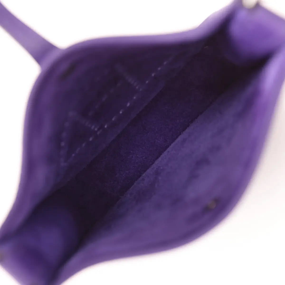 HERMÈS Hermes Evelyne TPM Purple Clemence Palladium Hardware | Thumbnail 8