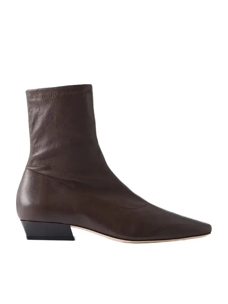 Staud Wally Leather Ankle Boots