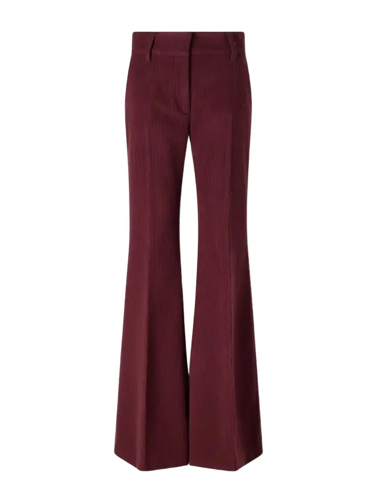 Gabriela Hearst Rhein Cashmere And Wool-blend Flared Pants