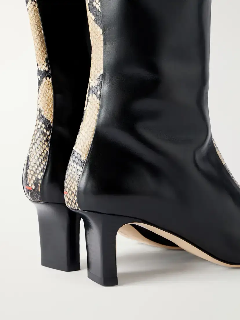aeyde Bita 55 Snake-effect Leather Knee-boots | Thumbnail 5