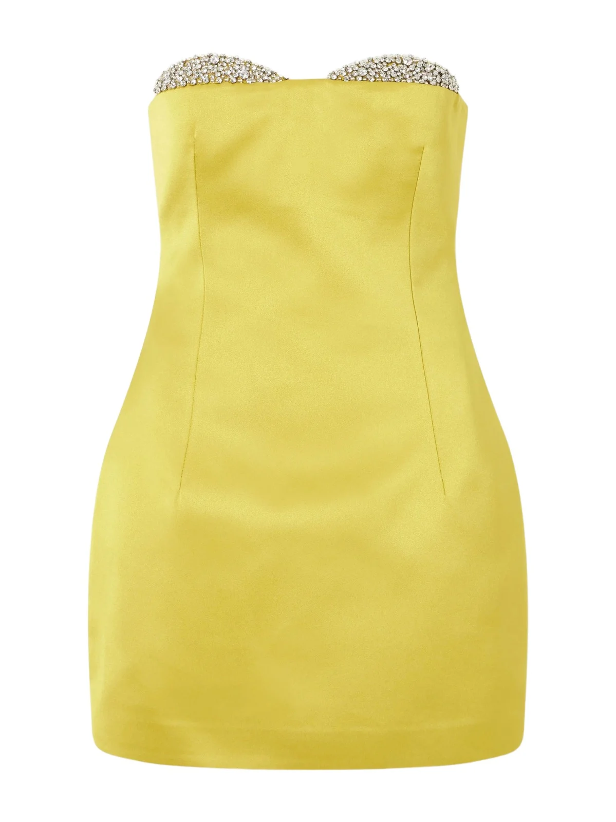 Ilkyaz Ozel Noelie Embellished Satin Mini Dress