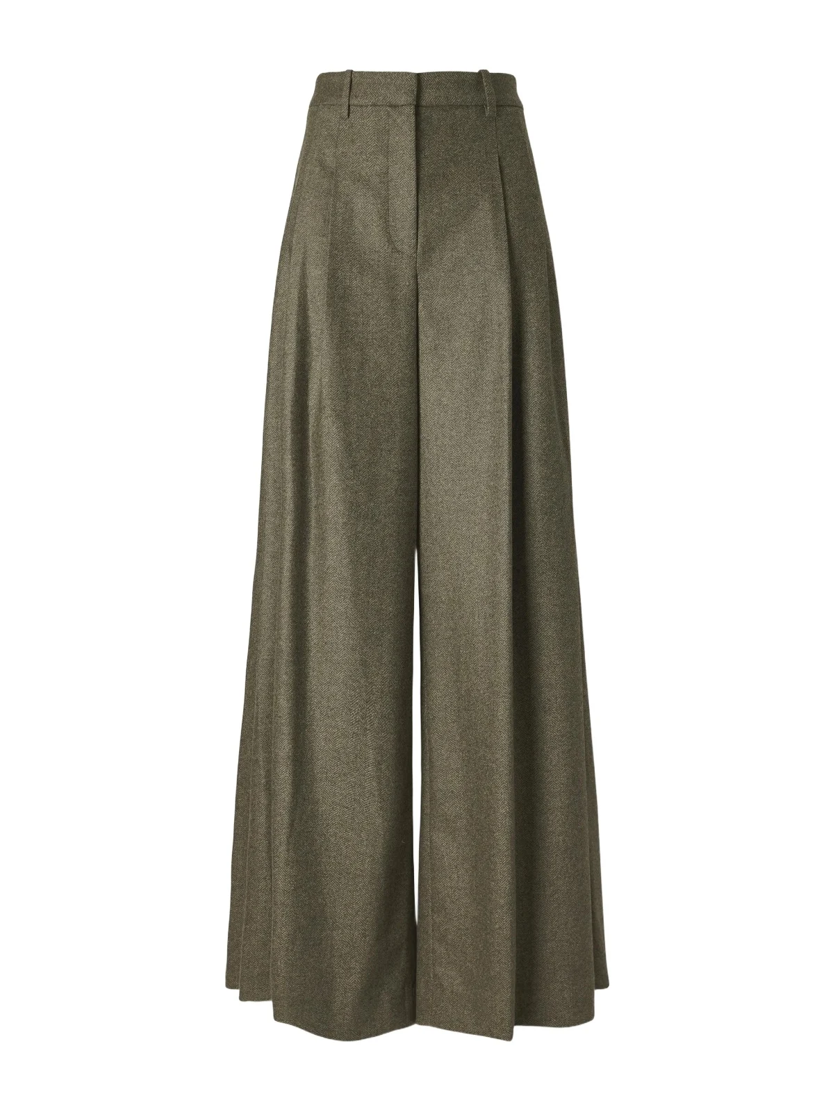 Avery Stretch Wool And Cashmere-blend Herringbone Wide-leg Pants Avery Stretch Wool And Cashmere-blend Herringbone Wide-leg Pants