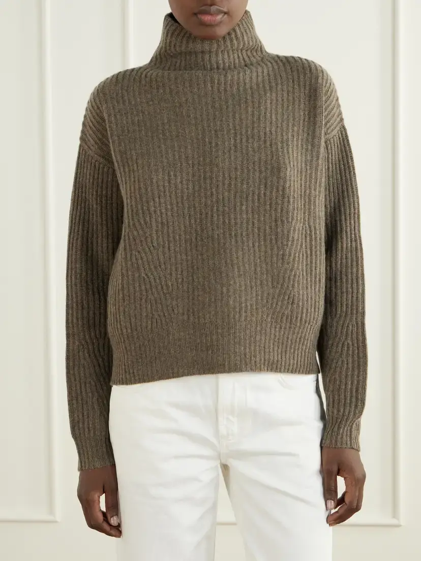 Le Kasha Verbier Ribbed Cashmere Turtleneck Sweater | Thumbnail 3 Le Kasha Verbier Ribbed Cashmere Turtleneck Sweater | Thumbnail 3