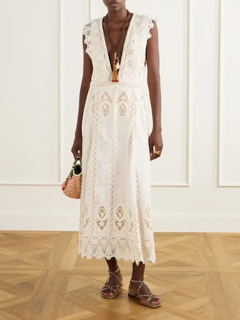 Johanna Ortiz Grace In The Open Fields Crochet Maxi Dress | Thumbnail 2 Johanna Ortiz Grace In The Open Fields Crochet Maxi Dress | Thumbnail 2