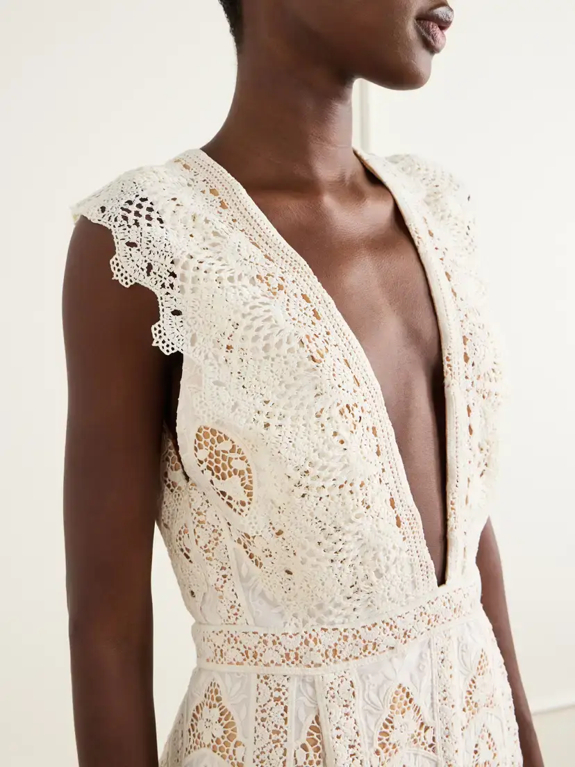 Johanna Ortiz Grace In The Open Fields Crochet Maxi Dress | Thumbnail 4 Johanna Ortiz Grace In The Open Fields Crochet Maxi Dress | Thumbnail 4