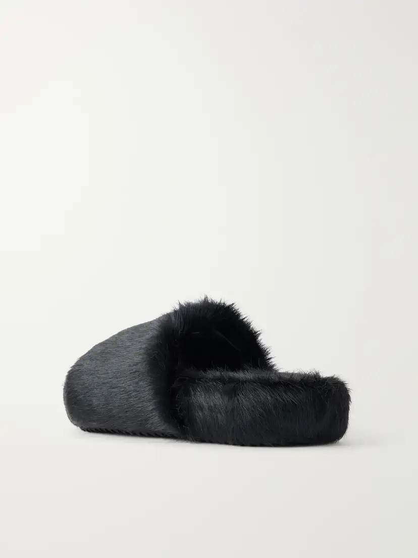 Rick Owens Chancla Calf Hair Slides | Thumbnail 3 Rick Owens Chancla Calf Hair Slides | Thumbnail 3