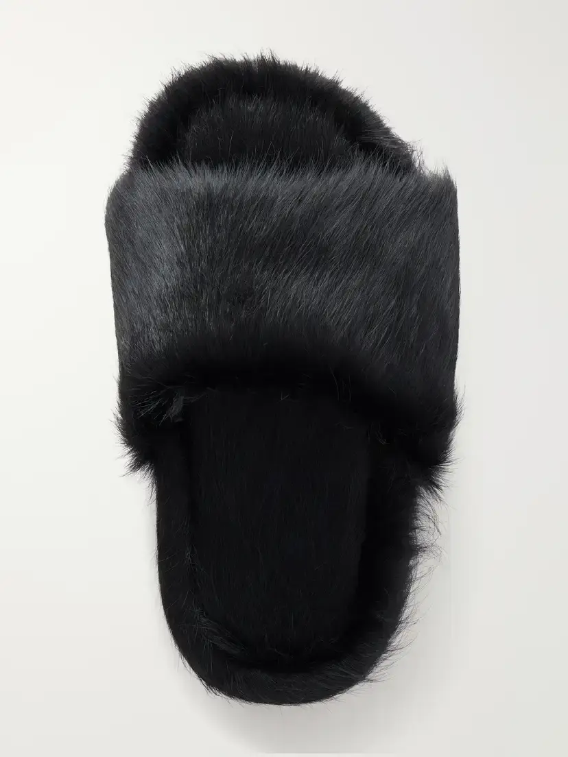 Rick Owens Chancla Calf Hair Slides | Thumbnail 6 Rick Owens Chancla Calf Hair Slides | Thumbnail 6