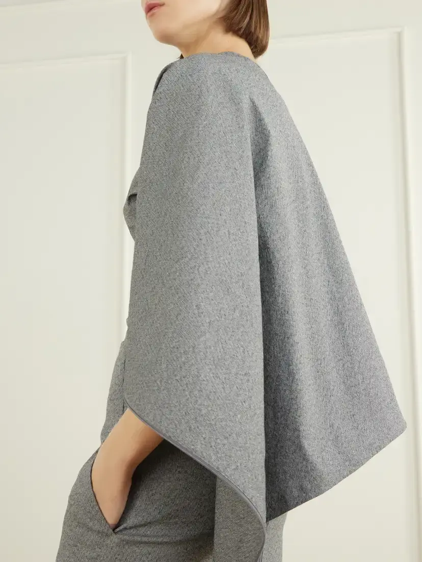 Issey Miyake Allow Draped Stretch Washi-blend Maxi Dress | Thumbnail 4