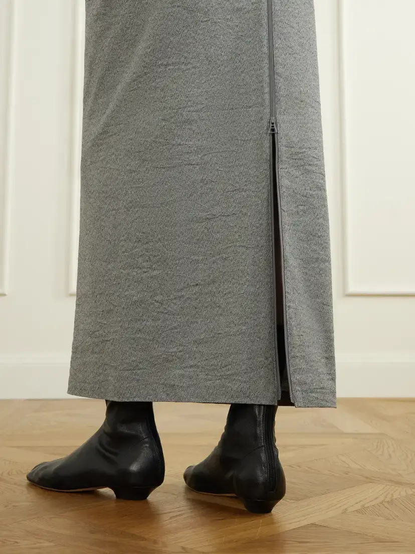 Issey Miyake Allow Draped Stretch Washi-blend Maxi Dress | Thumbnail 5