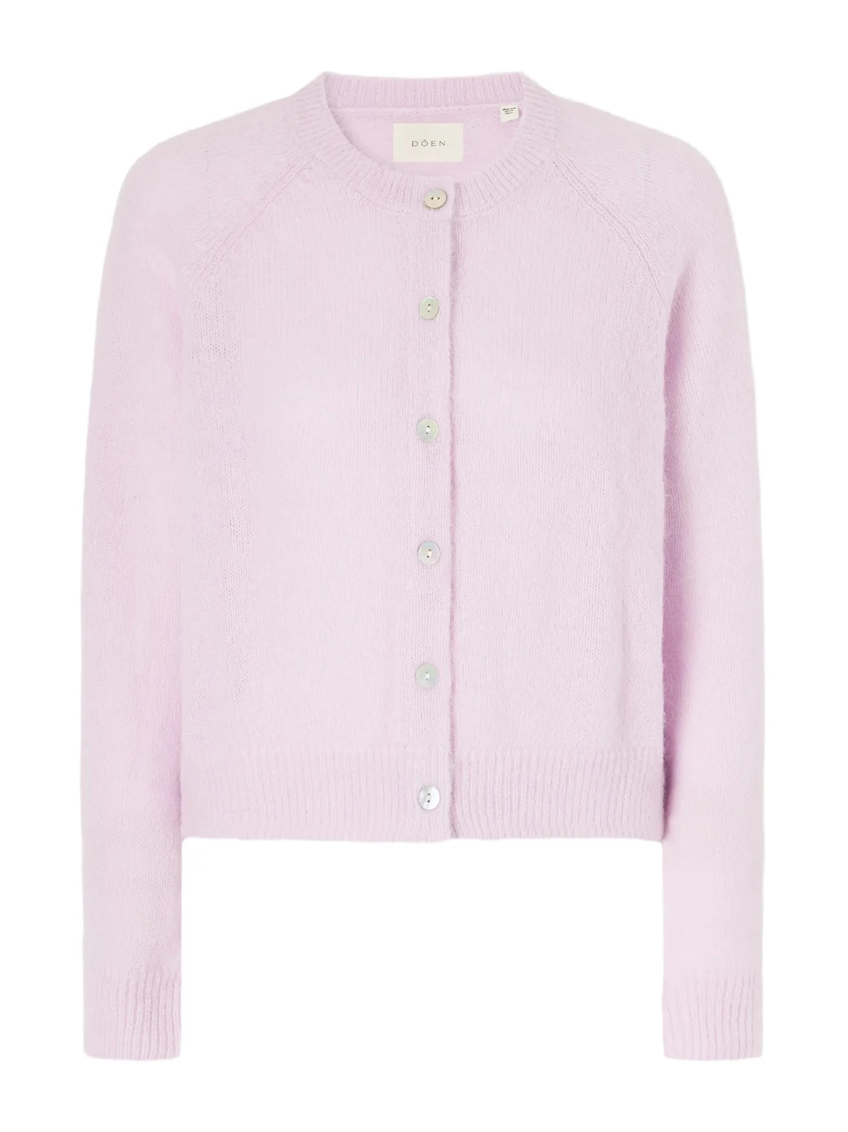 DÔEN Petra Alpaca And Wool-blend Cardigan - Pink