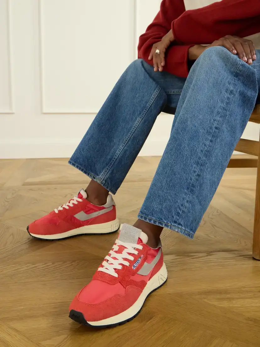 Autry Reelwind Suede-trimmed Shell Sneakers - Unknown | Thumbnail 2