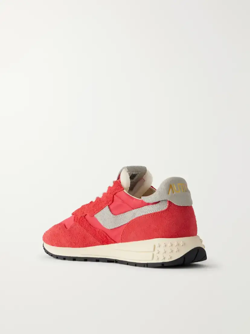 Autry Reelwind Suede-trimmed Shell Sneakers - Unknown | Thumbnail 3